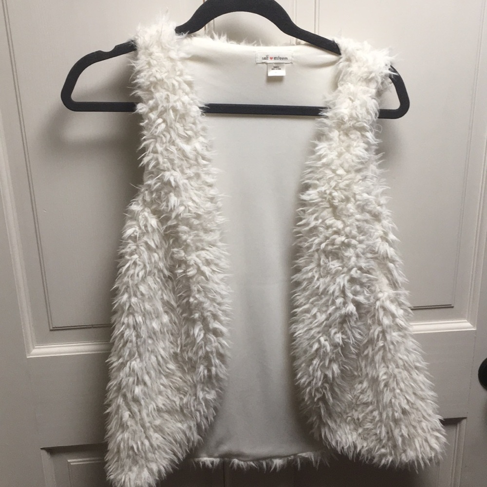 Faux fur vest